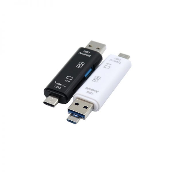 Type C card reader all in one tf/usb connection type C Android mobile OTG card reader