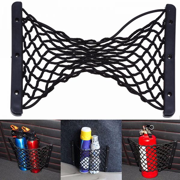 Fire extinguisher net boot stowage net retaining net storage net storage box net pocket screw net vehicle mounted fire extinguisher fixing