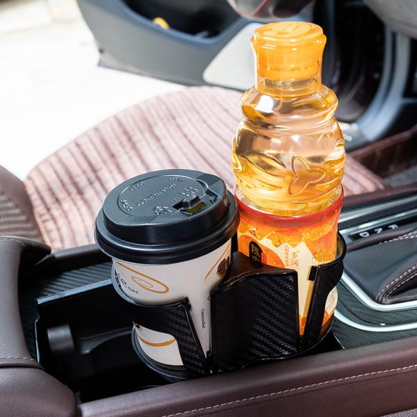 Water cup holder for foreign trade hot selling vehicles vehicle mounted multi-functional cup holder car beverage holder water cup holder carbon fiber