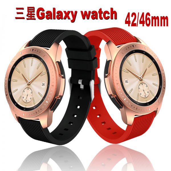 Applicable to Samsung Galaxy watch3 silicone strap 42mm46mm original replacement strap