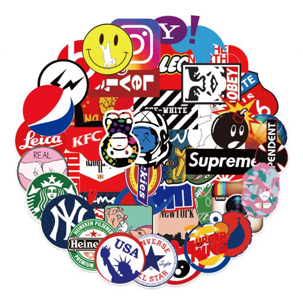 100 non repetitive decorative graffiti stickers computer car motorcycle skateboard stickers wholesale order