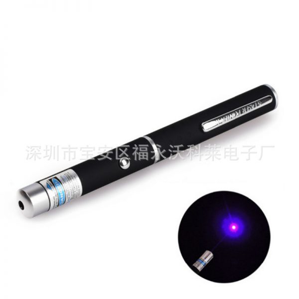 Spot 405nm5mw anti blue light glasses test pen advertising gift pen blue whip pen blue violet laser pen