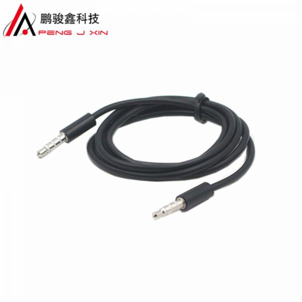 Vehicle aux3.5mm audio cable vehicle 3.5mm male to male audio mobile phone double head earphone connection cable