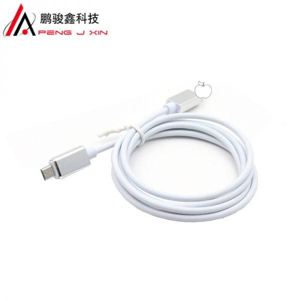 Applicable to Apple earphone decoding cable lightning to micro USB connection cable Android female DAC decoding cable