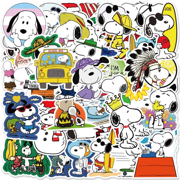 50 cartoon animal notebook skateboard water cup luggage compartment graffiti decoration sticker wholesale