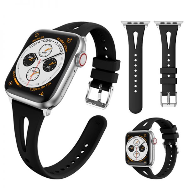 Suitable for Apple Iwatch silicone strap Apple watch small waist shrink silicone strap 38/42mm