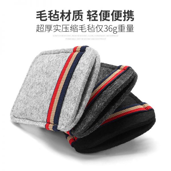 Cross border new style automobile sun visor glasses bag on-board glasses clip bracket sunglasses box in car storage bag