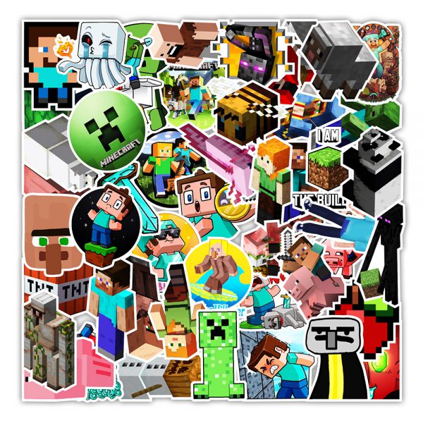 50 new styles my world graffiti stickers luggage compartment TV wall decoration stickers wholesale customized