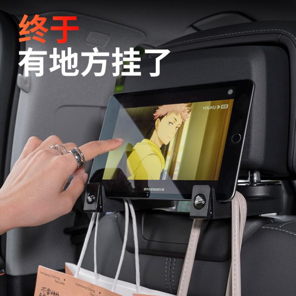 Car interior fragrance hook multifunctional rear row chair back perfume car hook broken window three in one safety hammer