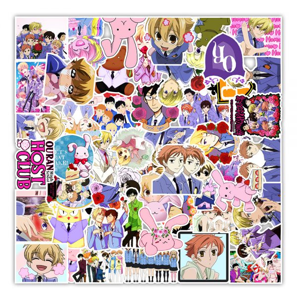 50 cartoon campus male public relations department graffiti stickers trunk car computer decoration stickers wholesale customized