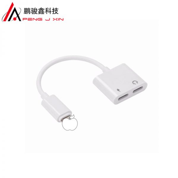 Lightning to 3.5mm applicable Apple charging conversion cable iPhone charging two in one apple conversion head