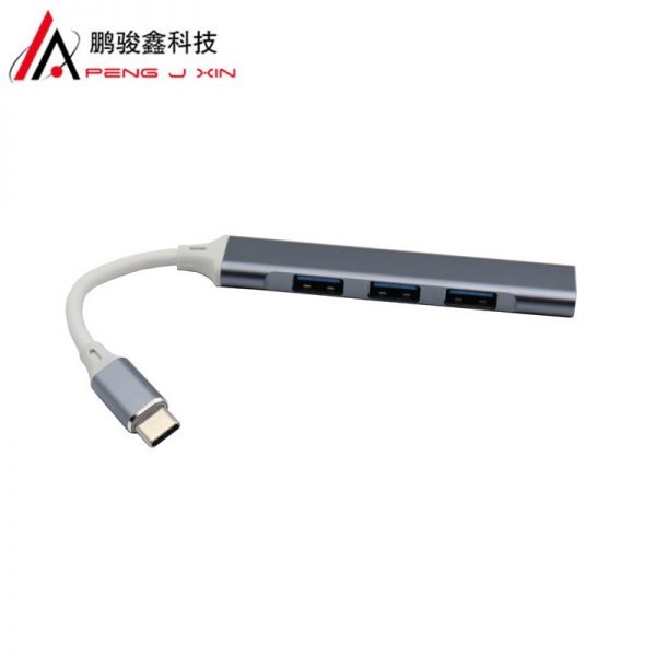 Type-C hub type-C docking station USB3.0 hub splitter USB one to four typec docking station