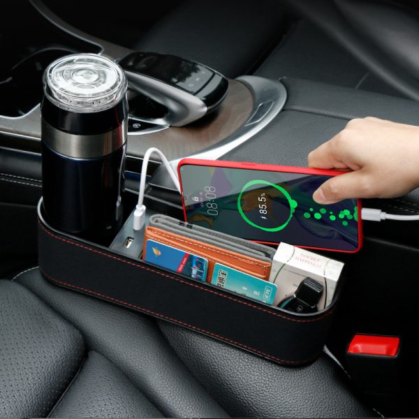 Car slit storage box seat slit storage box car storage box USB multi-functional car interior products